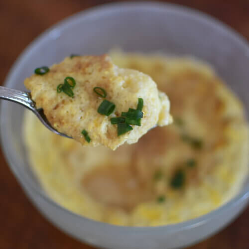 microwaved steamed egg