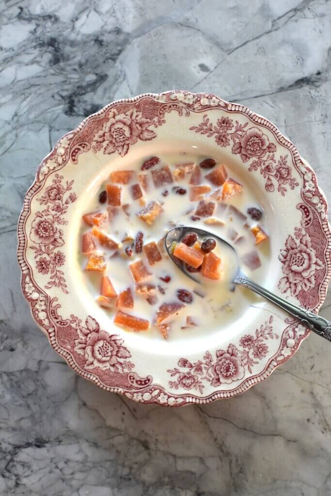 papaya milk tong sui