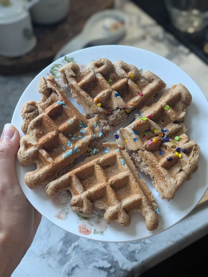 sprinkle waffles